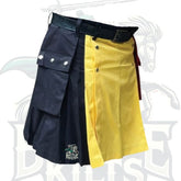 Modern Belgium Flag Kilt with Large Pockets – Handmade Patriotic Utility Kilt
